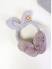 Cute Wooly Ear with Smiley Face Plush Earmuff